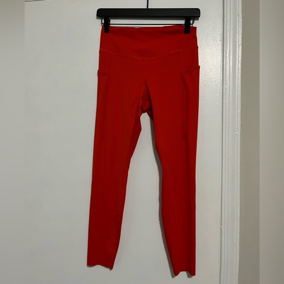 Brooks Red Running Leggings - Picture 2 of 3